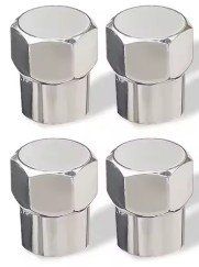 Vespa Parti ricambio per ciclomotori: Ventilkappen Ventil Kappen silber 4er Set – Nuovo e nell'imballaggio originale da Goldach venduto da SSRConzept 1
