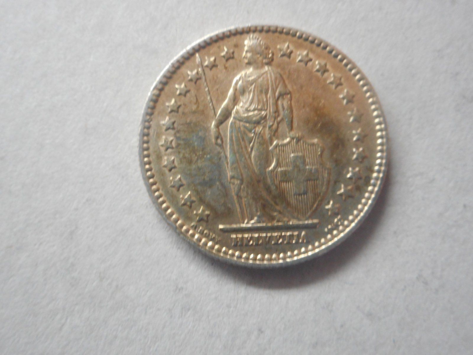 Tutti le monete: 2 Fr. 1955 silber  rar – Usato da Kriegstetten venduto da pizlad2010 2