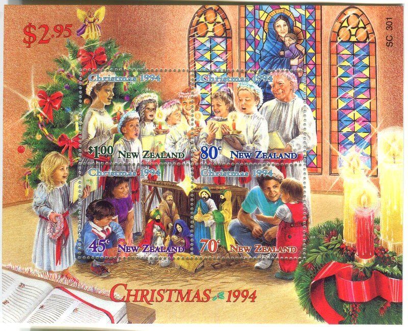 Tutti i francobolli: Block "Weihnachten". Neuseeland. – Nuovo e nell'imballaggio originale da Basel venduto da Butsch5