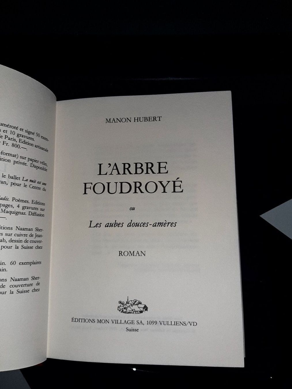 Libri: L'arbre foudroye – Usato da Le locle venduto da juliensaran 1