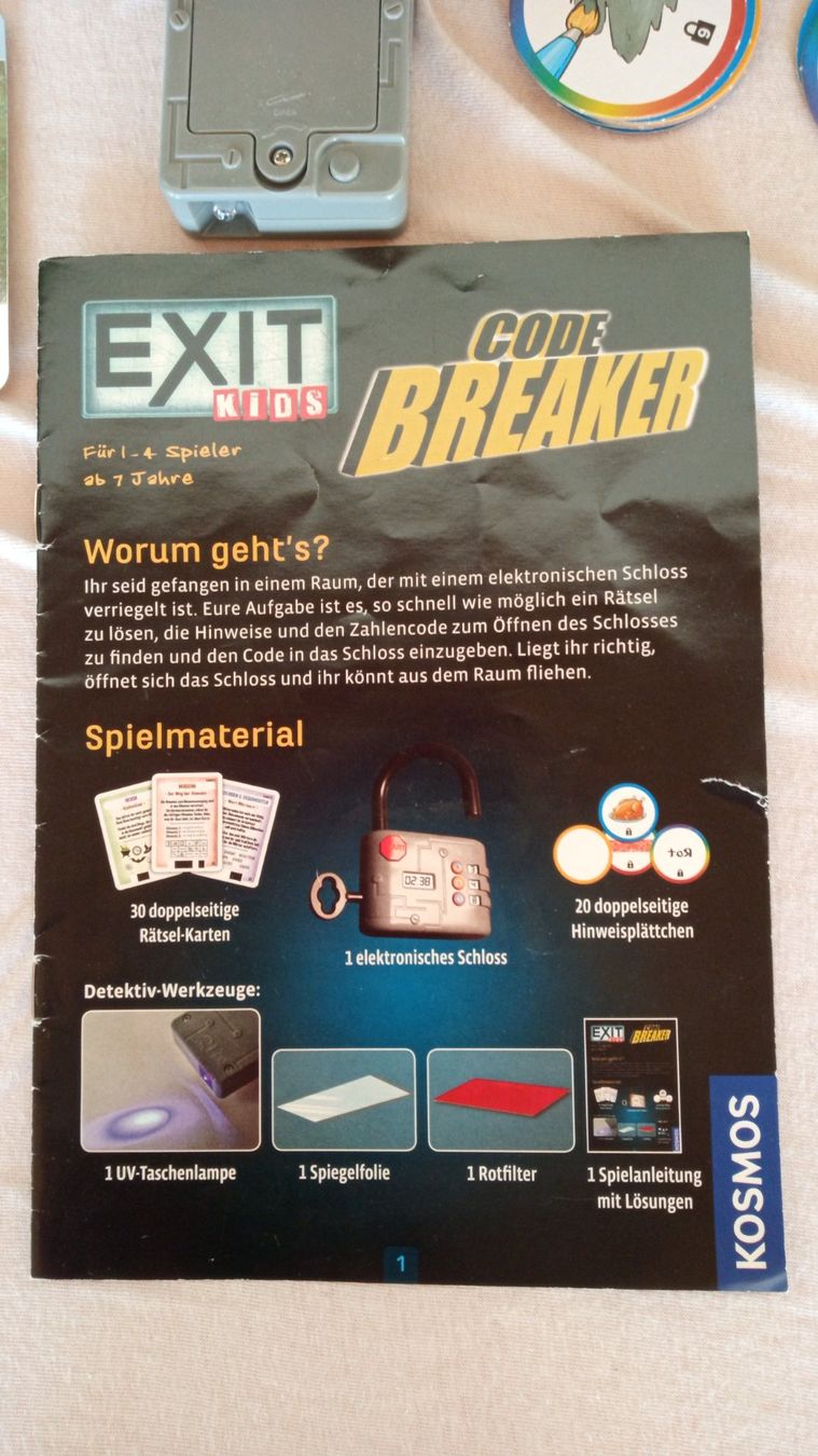 Spiele: EXIT Kids Code Breaker, – Gebraucht aus Hettenschwil von Schneuggi2 5