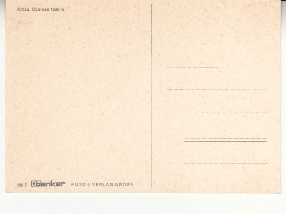 Ansichtskarten: Arosa ca. 1970 – Gebraucht aus Bürglen TG von StampGraf 1