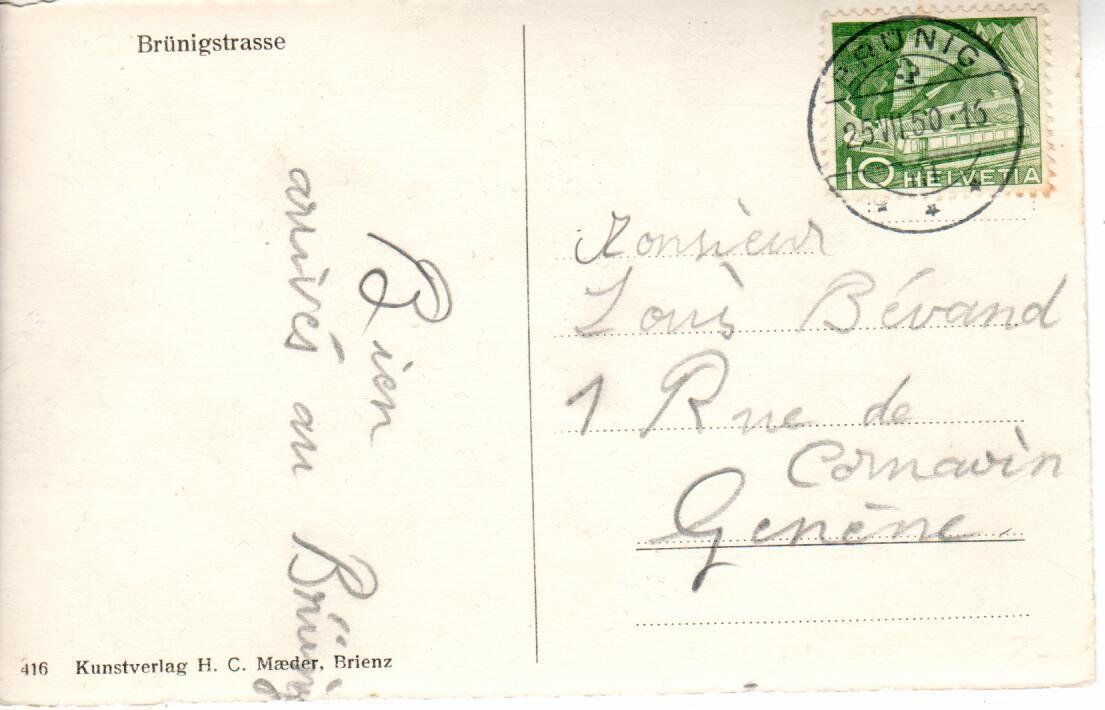 Cartoline postali: Brünigstrasse – Usato da Wolhusen venduto da Curver9 1