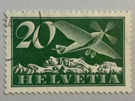 Flugpost ZNr. 4y, gestempelt