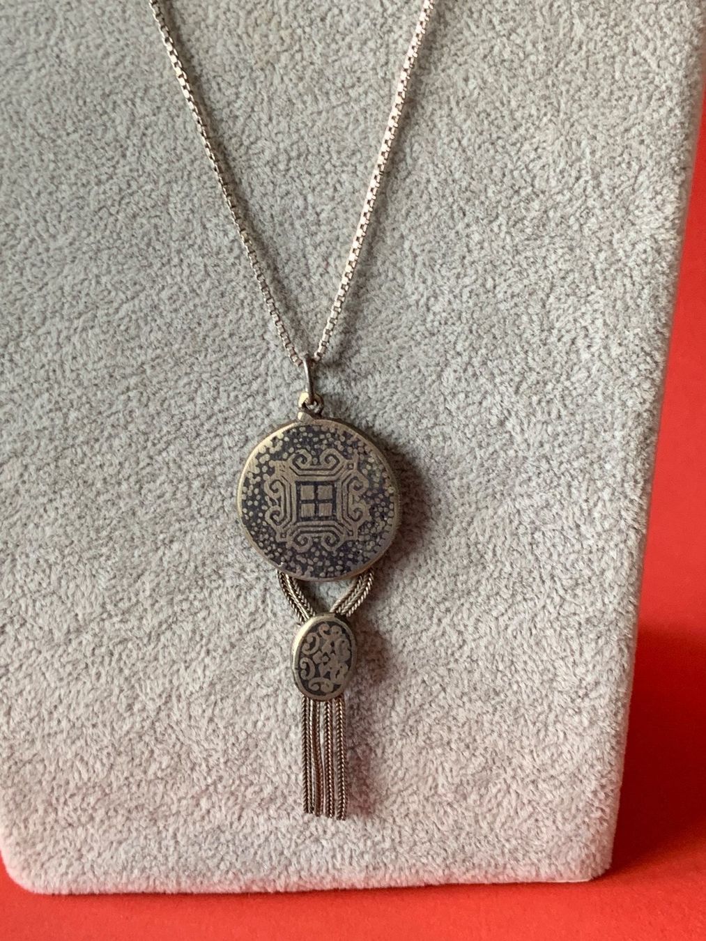 Anhänger: Silberkette Orientalisches Amulett (60cm) – Gebraucht aus Laufen von Bellebellezza 1
