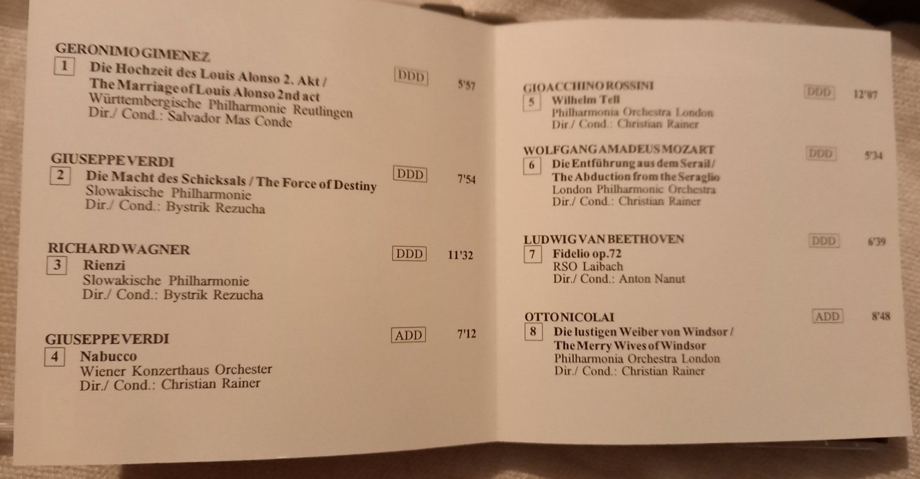 CD: KLASSIK-CD "ZAUBER DER OUVERTÜRE" – Usato da Binningen venduto da mar_2jlr 4