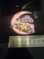 Aufnäher Magic Mushrooms Pilze Acid 70ies