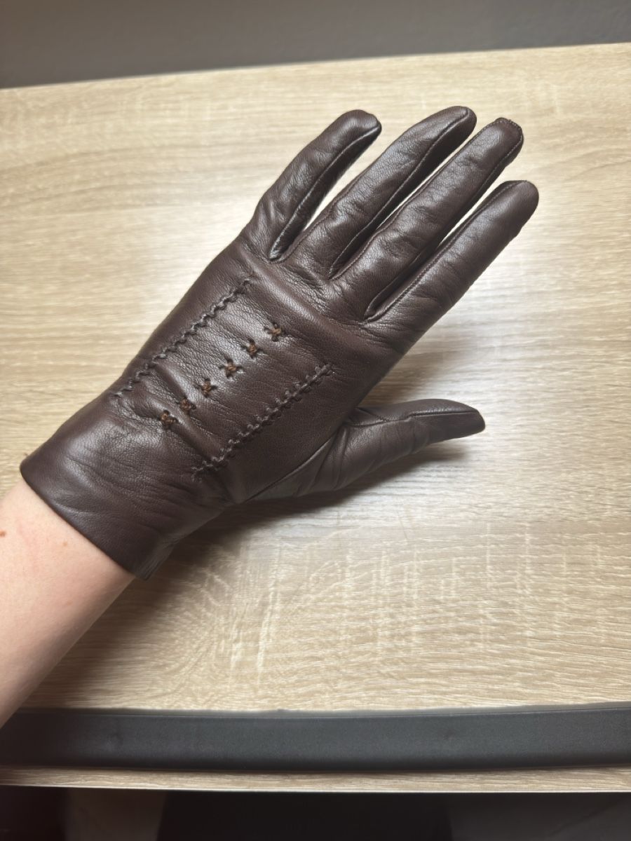 Guanti & manicotti: Gants en cuir veritable marron taille 7 – Nuovo (secondo la descrizione) da Vuippens venduto da Anna_as