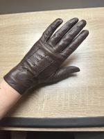 Gants en cuir veritable marron taille 7