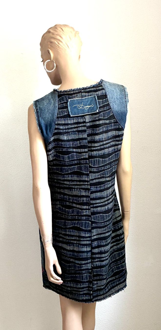 Desigual Vestiti: DESIGUAL Denim Kleid in Blau – Usato da Kloten venduto da Nephty 9