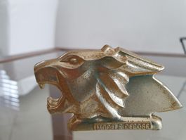 Emblem - Peugeot Löwenkopf aus Kunststoffguss - Vintage