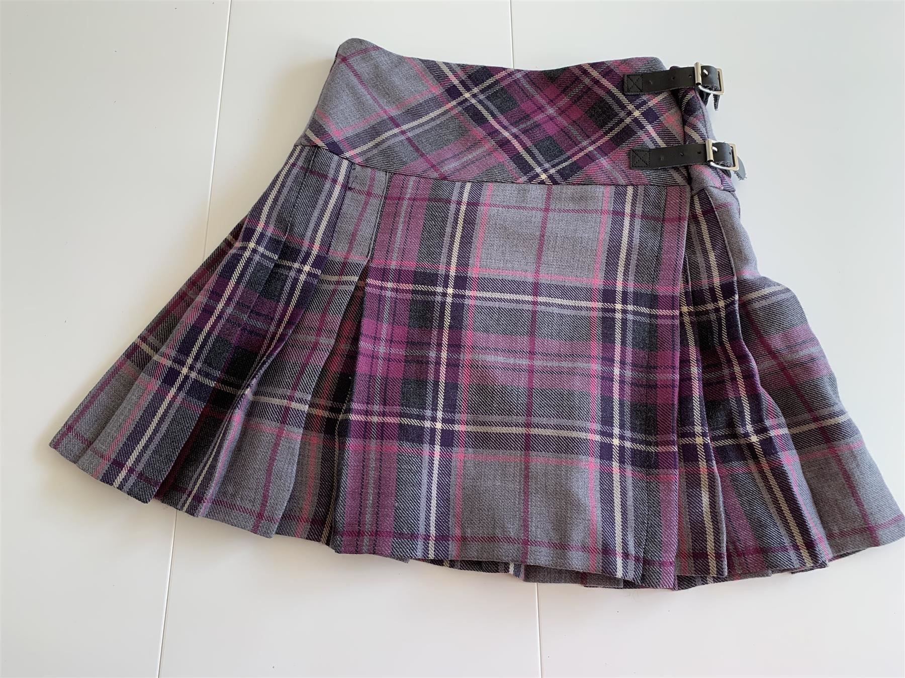 Gonne: Schottenrock Original lila/grau Gr. 36 – Nuovo (secondo la descrizione) da Meiringen venduto da snahhanssnah