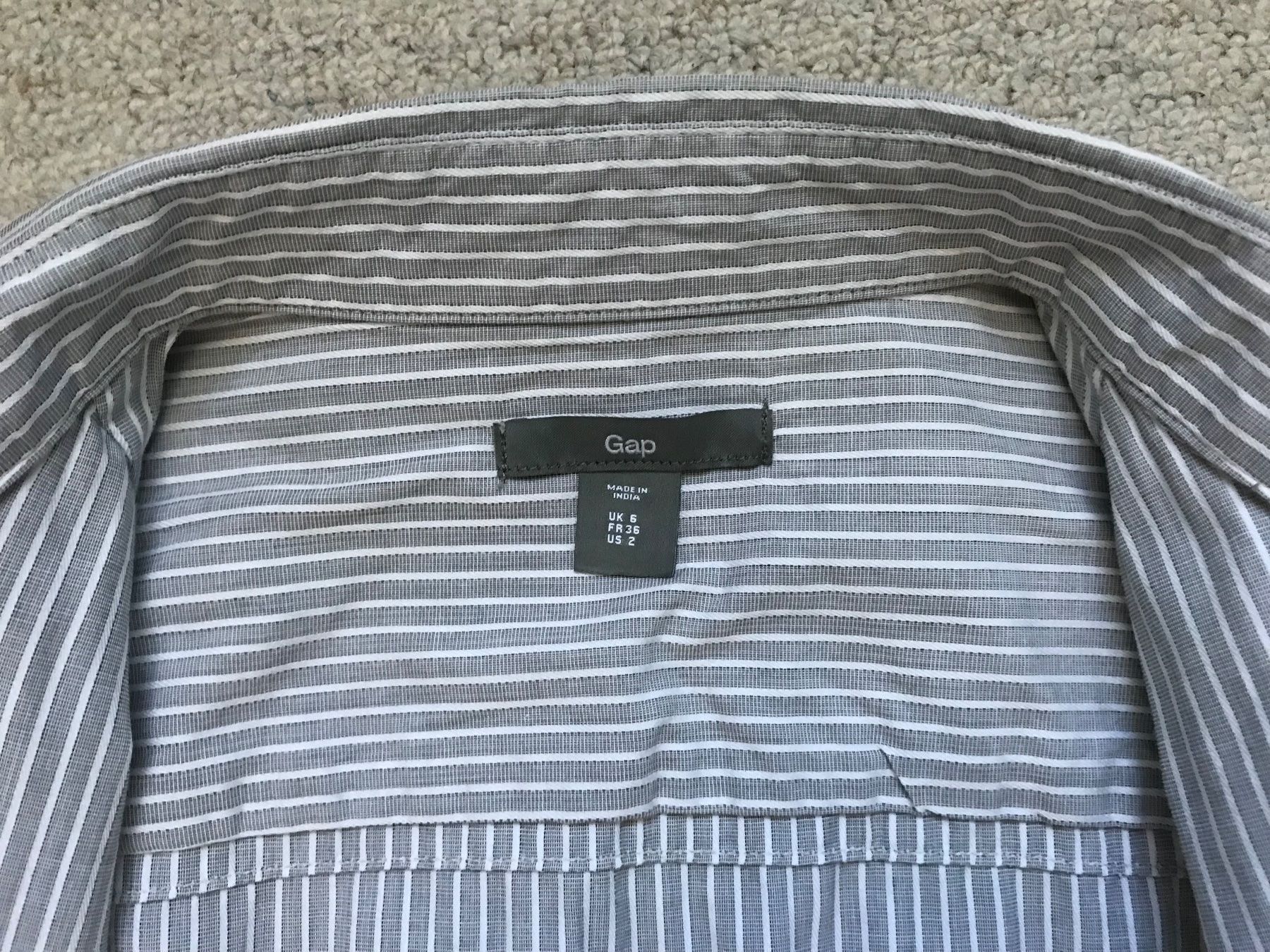 Gap Camicette: Chemise Vintage" Gap" Hemd 36 grau – Usato da Echandens venduto da pepite30 2