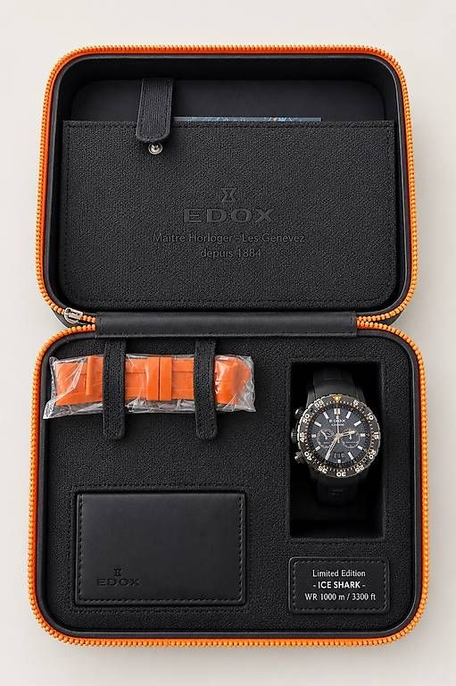 Orologi: Der Edox Class 1 Limited Edition 'Ice Shark I'  – Usato da Stans venduto da Lumi216 1