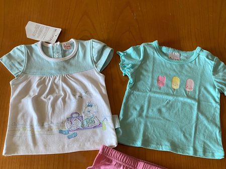 Sommer-Set 2 T-Shirts Gr. 68