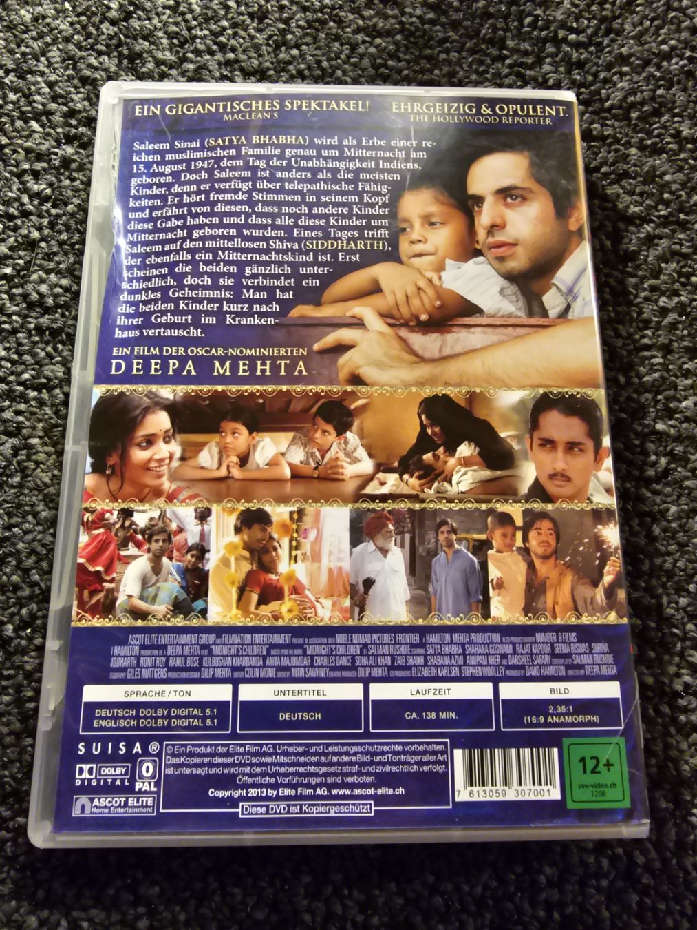 Tutti i DVDs: Salman Rushdie: Mitternachtskinder DVD (20021) – Usato da Ruswil venduto da jan_bxl5 1