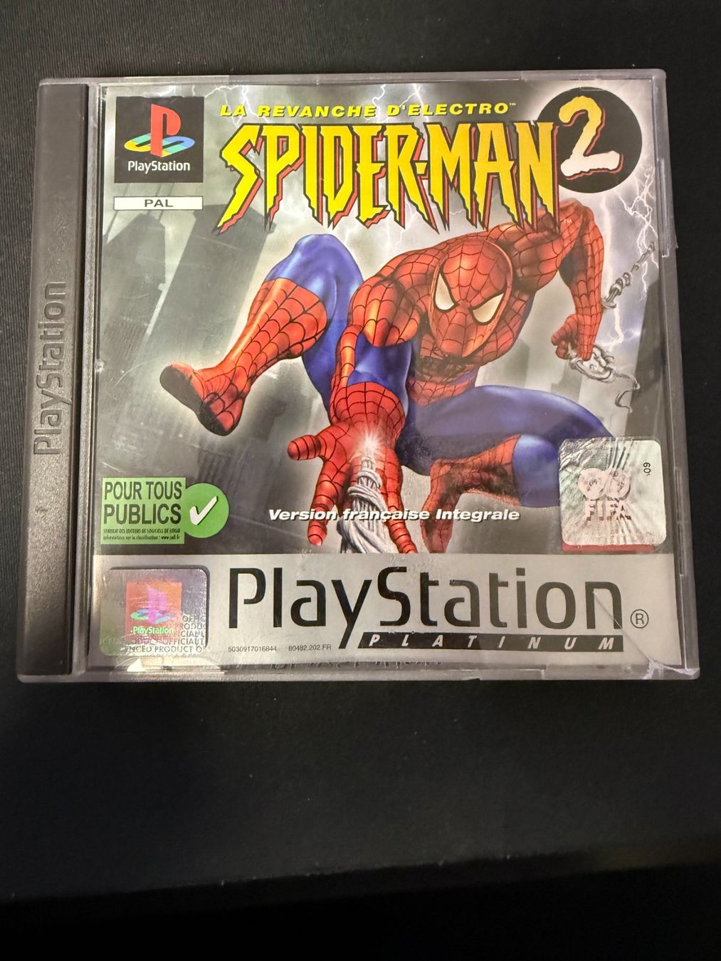 Sony Giochi: La revanche d'electron Spider-man 2 - PS1 – Usato da Pont-de-la-Morge venduto da Darfal