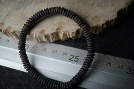 Granat Scheiben Armband  6mmx2mm  18,5cm   TOPSTONE