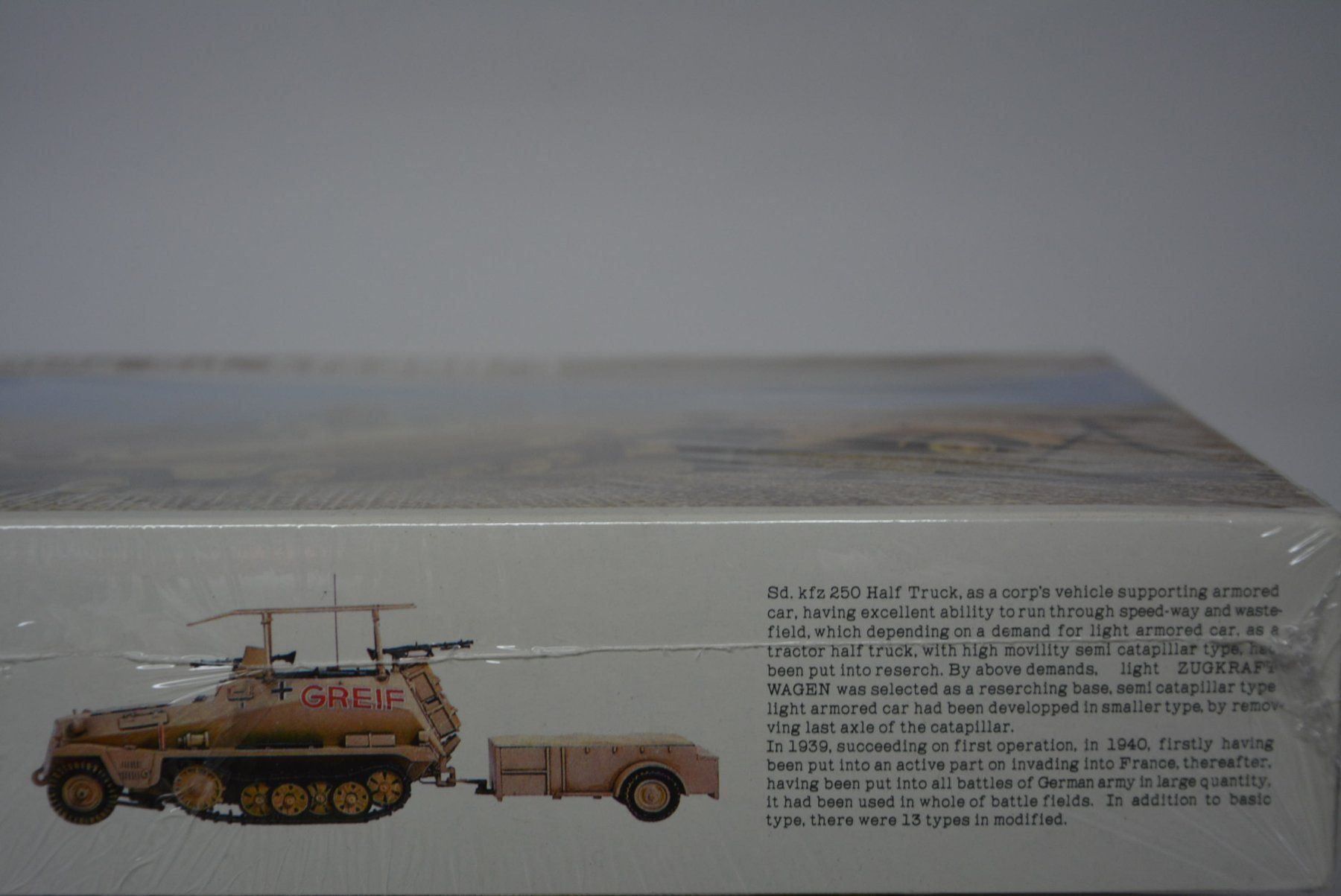 Hanomag Modellini d'auto: Hanomag Sd. kfz250/3 , Bausatz , 1:35 – Nuovo e nell'imballaggio originale da Goldach venduto da Feivel9 3