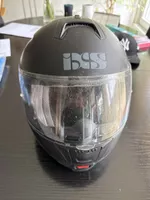 IXS motorcycle helmet flip up black used condition