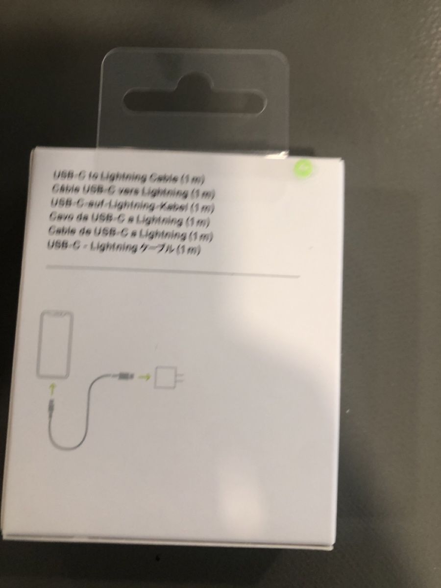 Caricabatterie: USB-C to Lightnig Cable 1m – Nuovo e nell'imballaggio originale da bern venduto da reptechnic 1