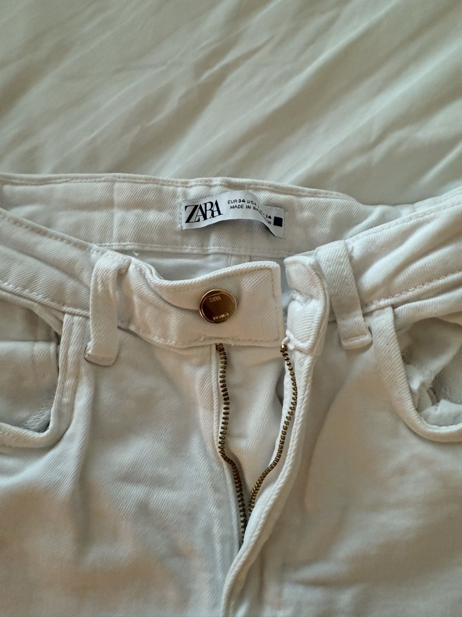 Zara Jeans: Weisse Zara Jeans Gr. 34 – Usato da Volketswil venduto da habibeoez 2