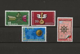 SUISSE 1954 - Timbres de propagande **