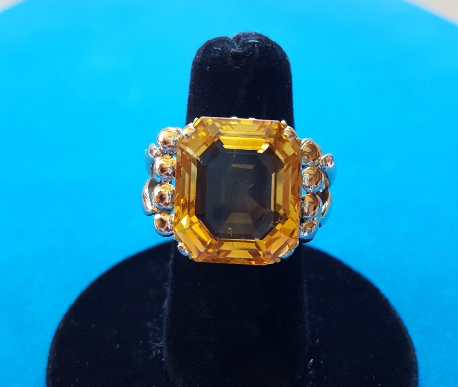 Ringe: Massiv Unikat 585 Gold Ring Mit Citrin – Gebraucht aus Wald ZH von Aniade 4