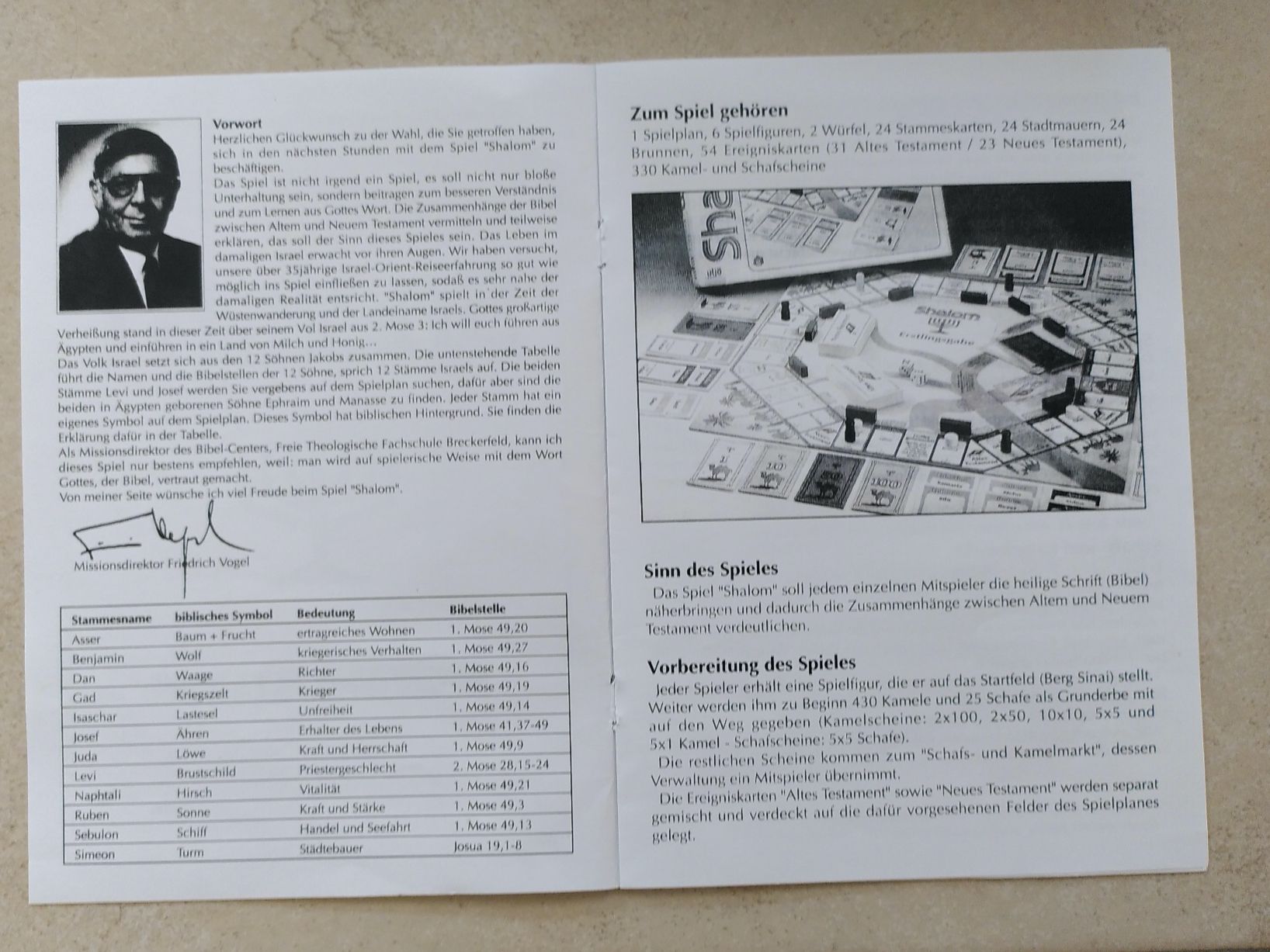 Giochi: SHALOM / BIBLISCHES BRETTSPIEL – Usato da Brugg AG venduto da olamim 5