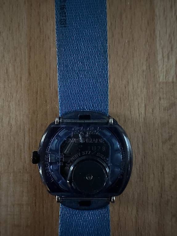 Orologi: Flick Flack Uhr dunkelblau – Usato da Olten venduto da Simone122 3