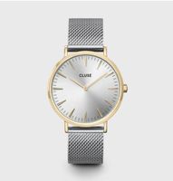 Cluse Damen Armbanduhr silber-gold mit Etui - 425208