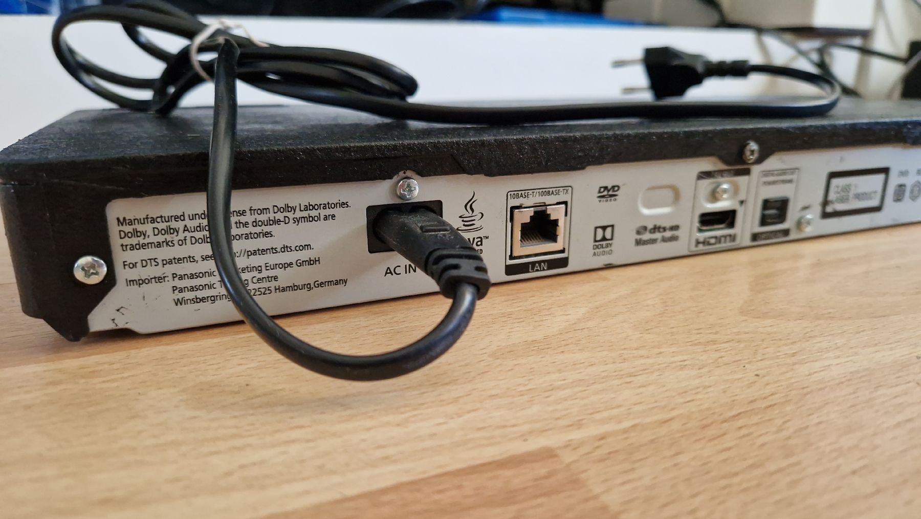 Panasonic Lettore multimediale & Streamer: PANASONIC DMP-BDT385 BLURAY PLAYER  – Usato da Zürich venduto da Arianco 3