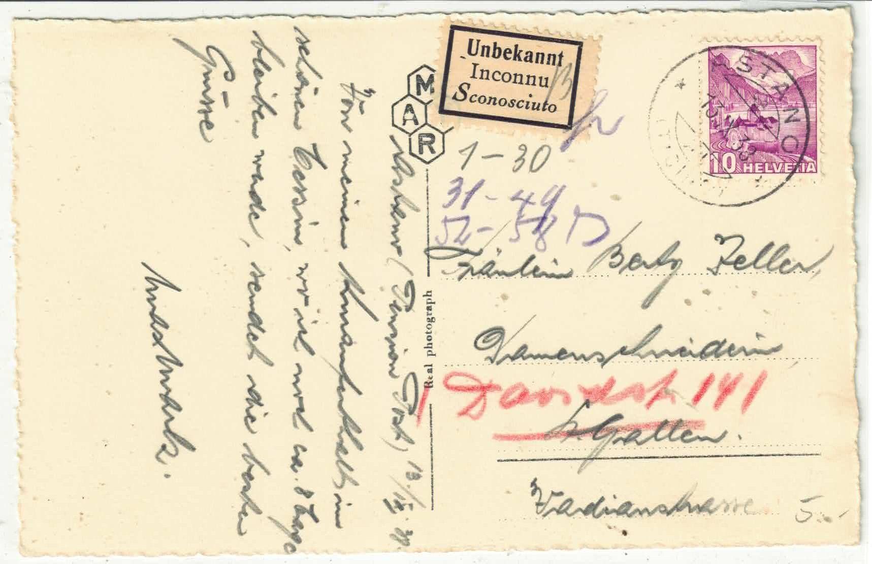 Cartoline postali: Astano - Panorama – Usato da Ettingen venduto da Kartenplanet 1