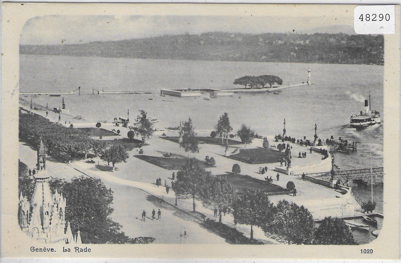 Cartoline postali: Geneve - La Rade – Usato da Ettingen venduto da Kartenplanet