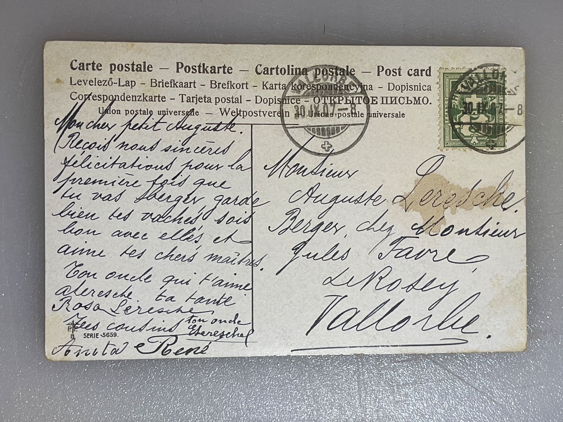 Cartoline postali: Alte Ansichtskarte Kinder im Heu, – Usato da Strengelbach venduto da Aschatan5 1