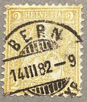 44 Vollstp. Bern, Faserpap. SBK. 40.-