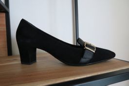 Escarpin noir "La Sellerie"