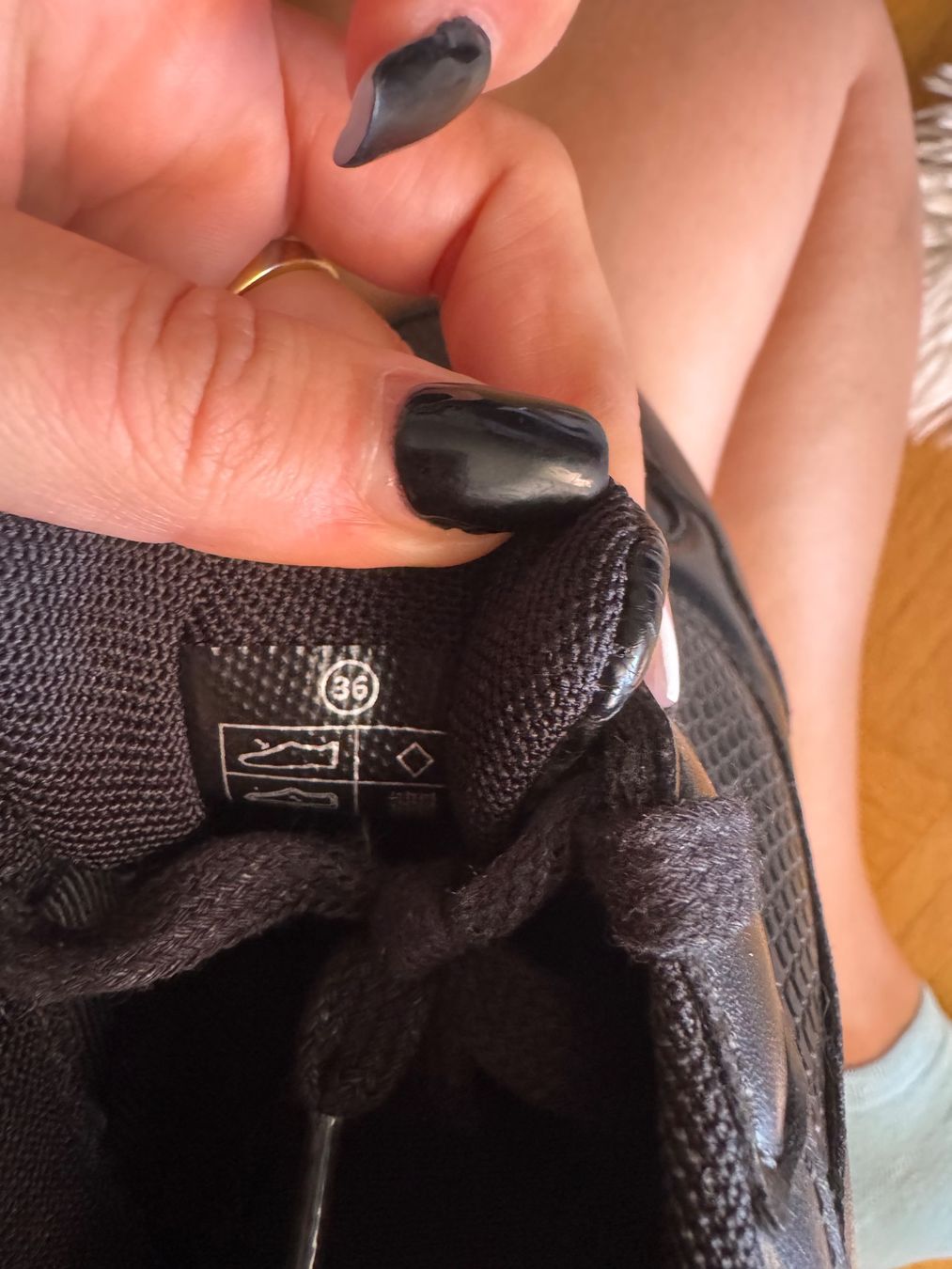 Anna Field Scarpe da donna: 👟 Schwarze Sneaker mit Strukturdetails – Grösse 36 👟 – Nuovo (secondo la descrizione) da Künten venduto da bel_6wn2 5