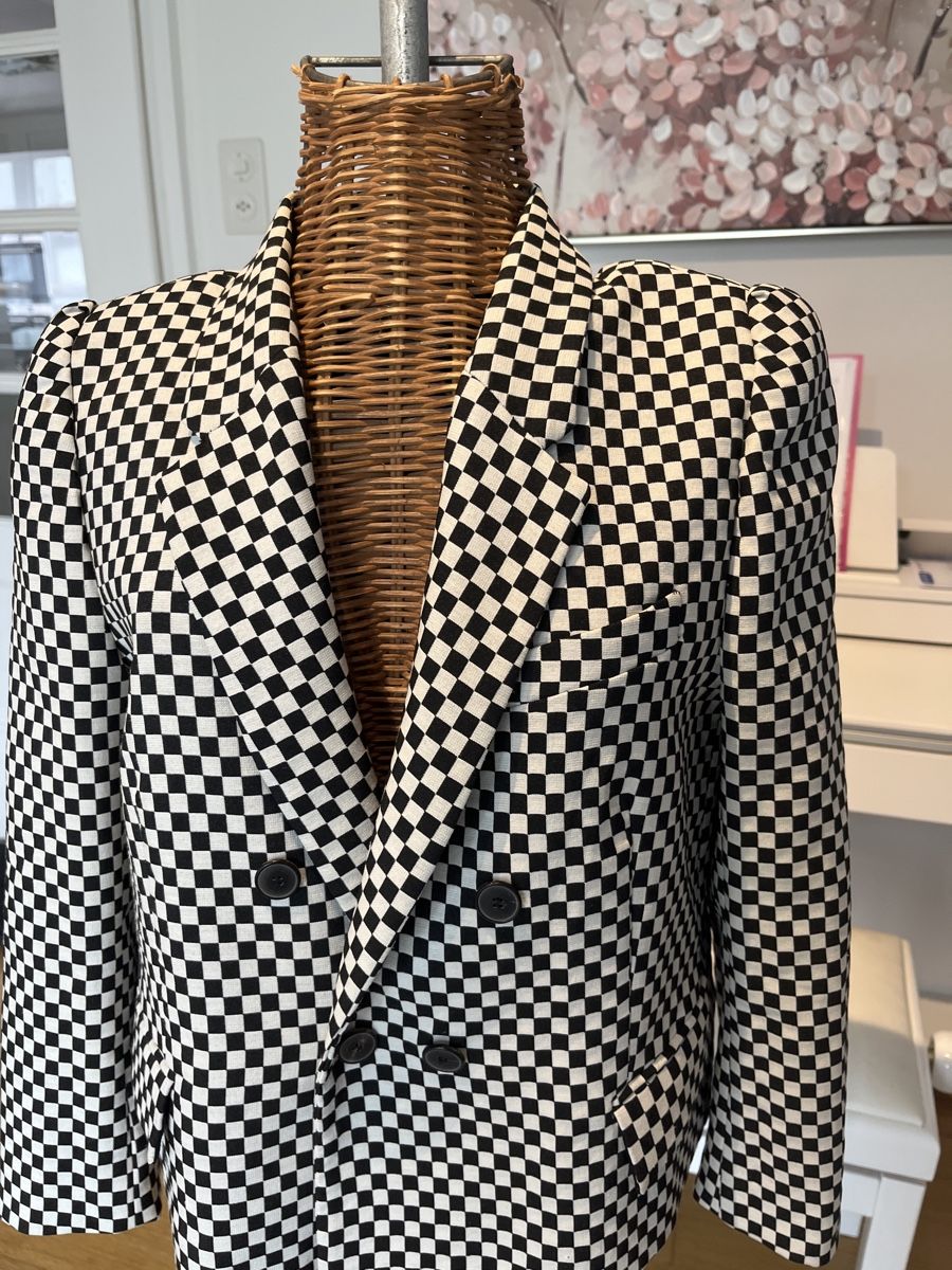 Giacche: Schicker Blazer, Schachbrettmuster, S – Usato da Solothurn venduto da Bobesch08 1