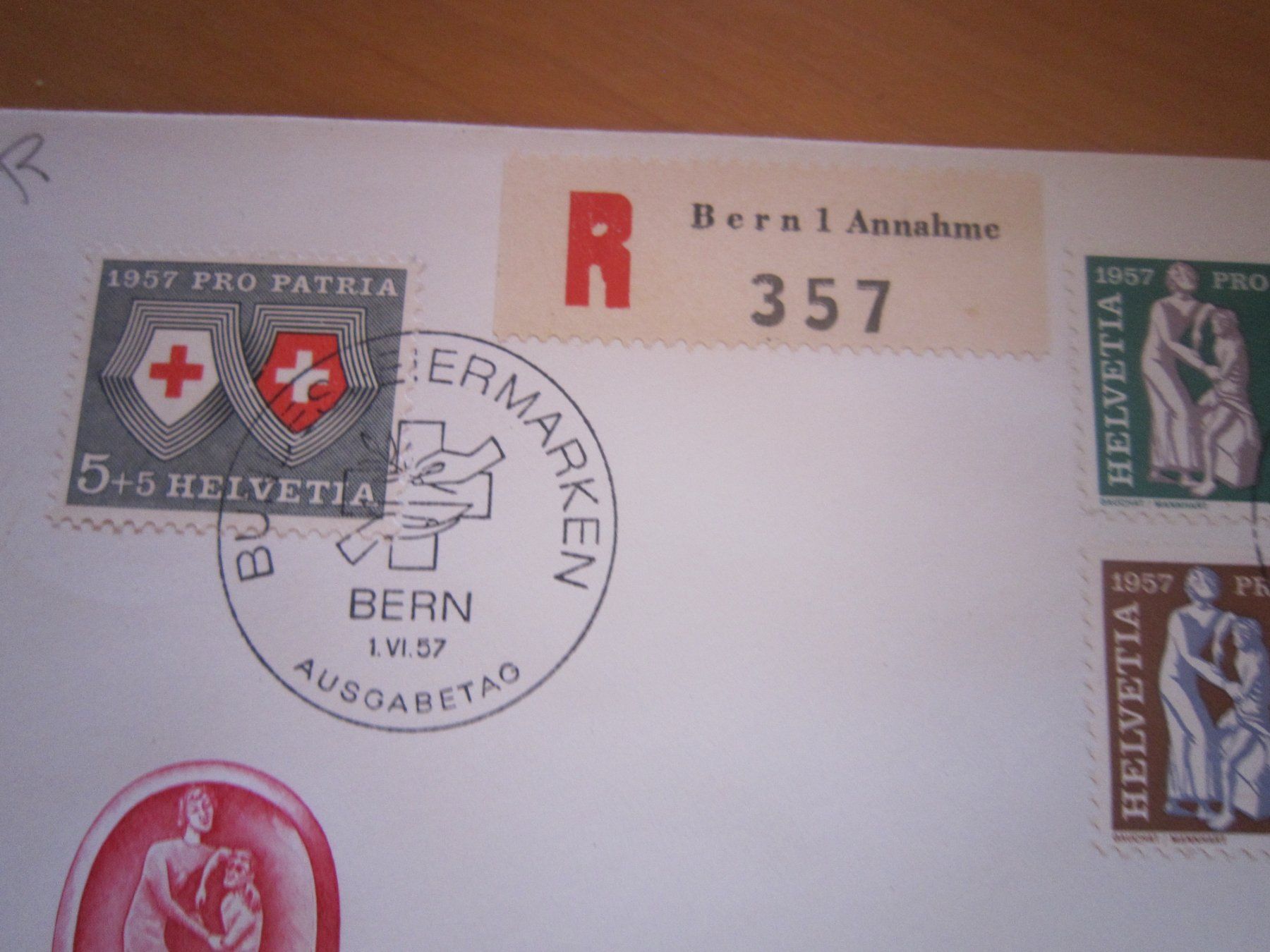 Tutti i francobolli: PP 1957 FDC Serie – Usato da Gordola venduto da Polentaefung 1