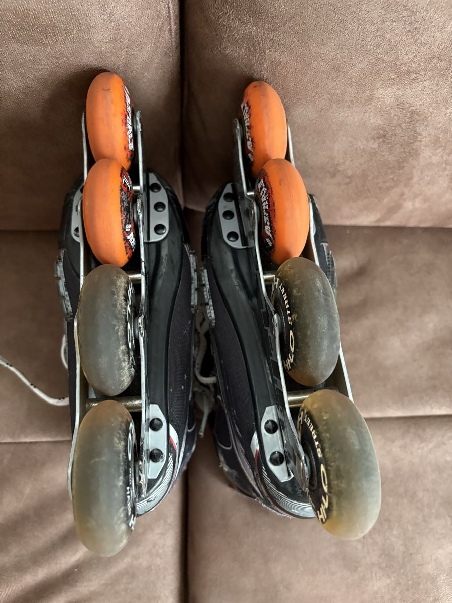 Bauer Pattini in linea & Pattini a rotelle: Bauer X300R Hockey Inlineskates 33.5 – Usato da Balterswil venduto da stern4888 2