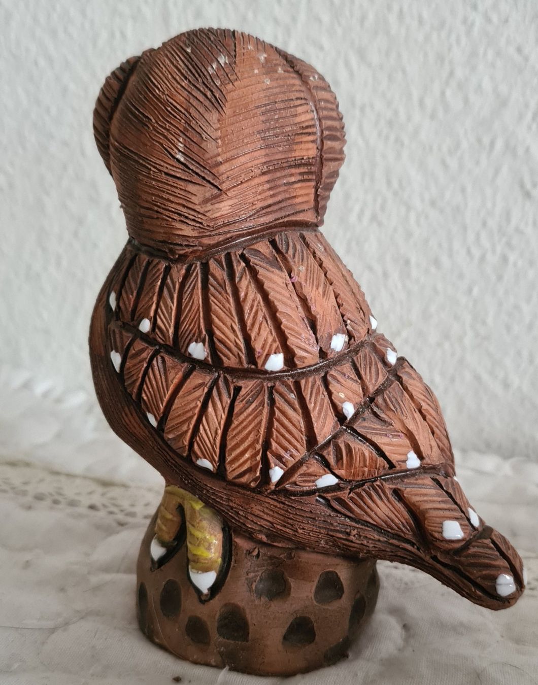 Sculture & Statue: Eulenfigur Peru Ton 12 cm – Usato da Winterthur venduto da bibummi 3