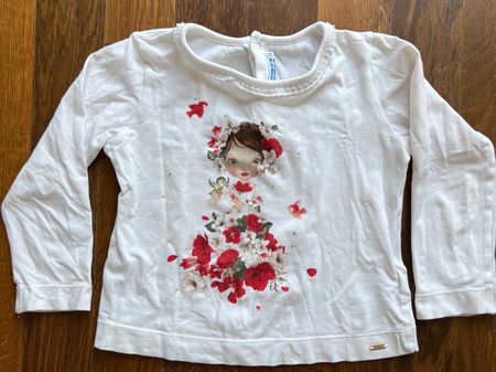Mayoral Langarm-T-Shirt 98cm - Weihnachtsoberteil