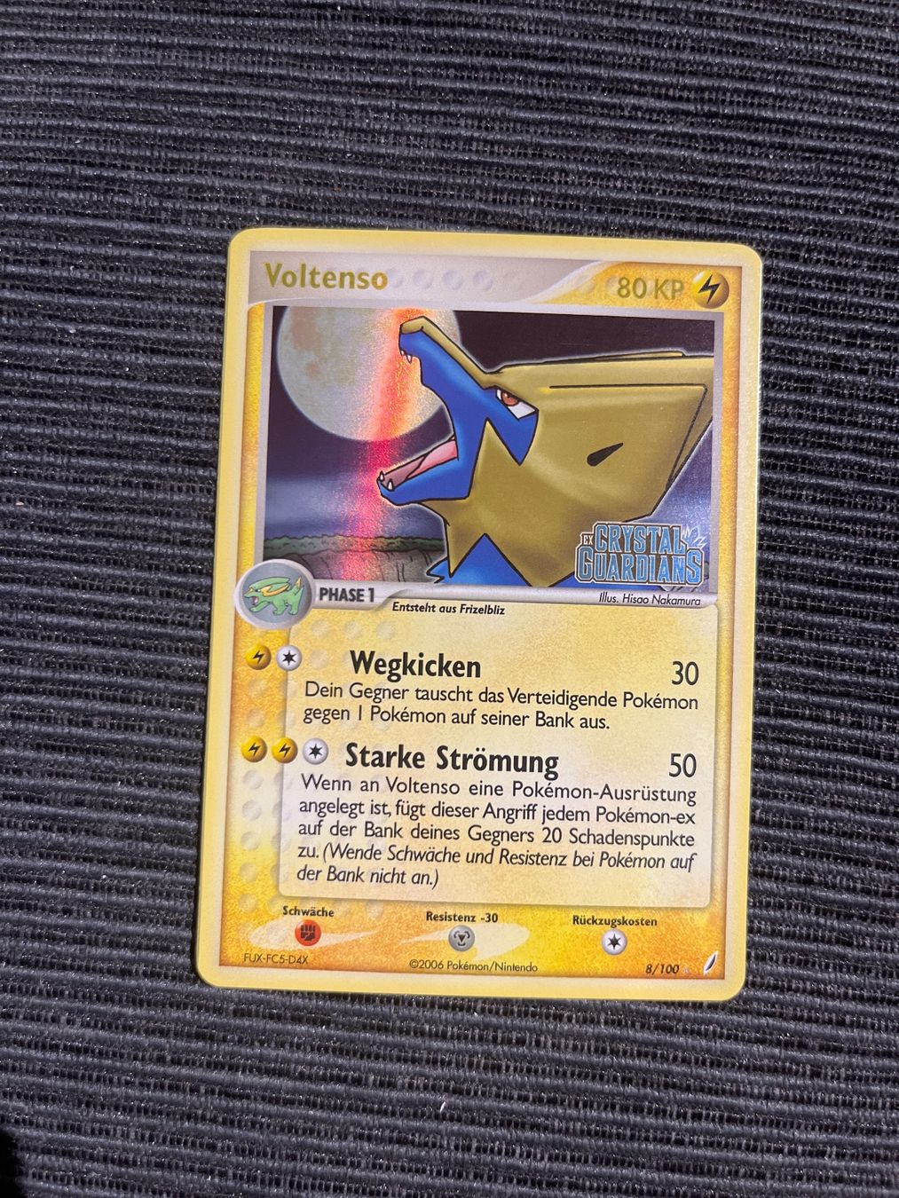 Pokémon Carte collezionabili: Pokemon Voltenso Reverse Holo Ex Crystal Guardians – Nuovo (secondo la descrizione) da Wabern venduto da Collectfun
