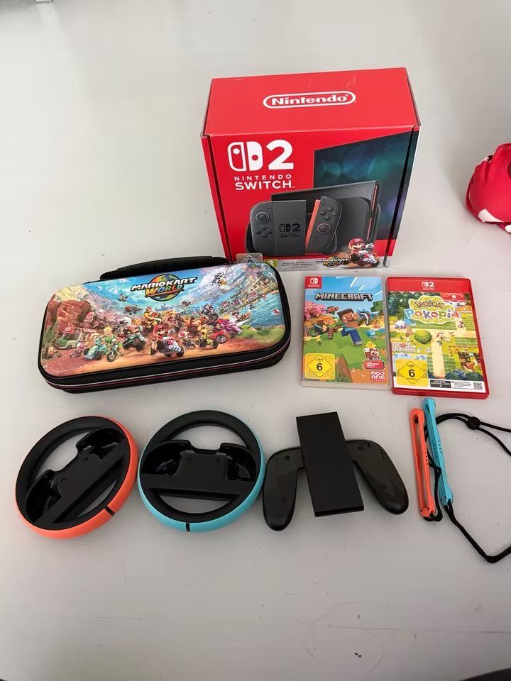 Nintendo Console: Nintendo Switch 2 Bundle + XL Zubehör – Usato da Lachen SZ venduto da leger