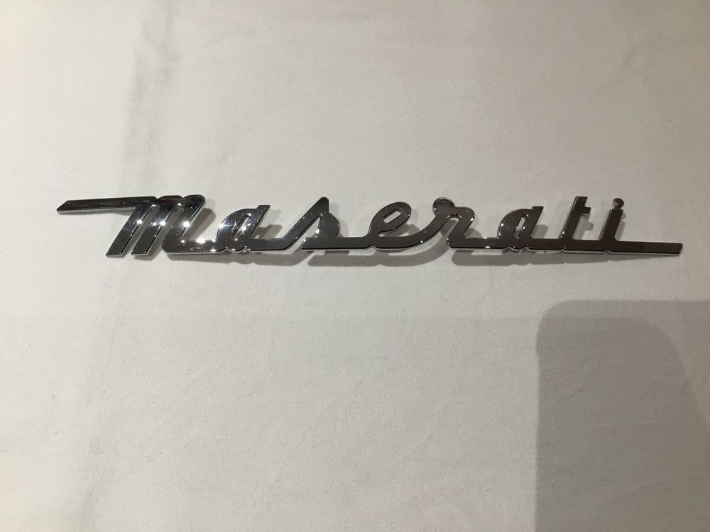 MASERATI SCHRIFTZUG KOFFERRAUM Trunk Emblem Sign Gran Cabrio GranCabrio