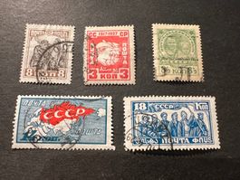 Russia / USSR 1927 kl- Lot gest.  (E711)