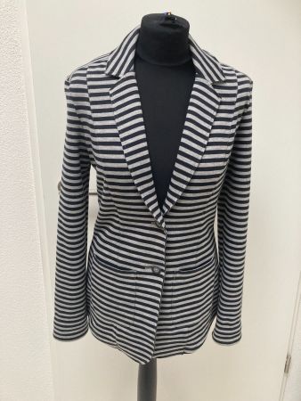 Blazer gestreift blau/grau. Gr. 36 Marke comma