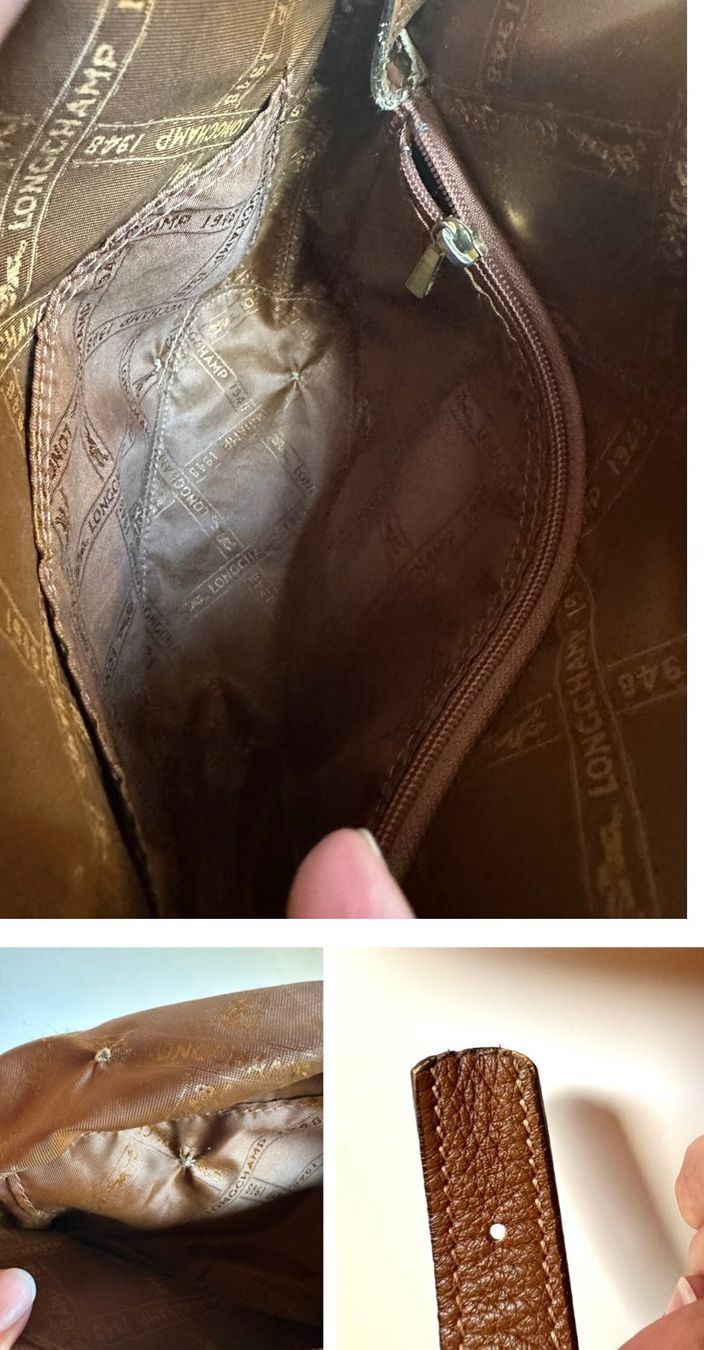 Longchamp Taschen für Damen: Longchamp Sac vintage camel. – Gebraucht aus Bernex von euma1976 3