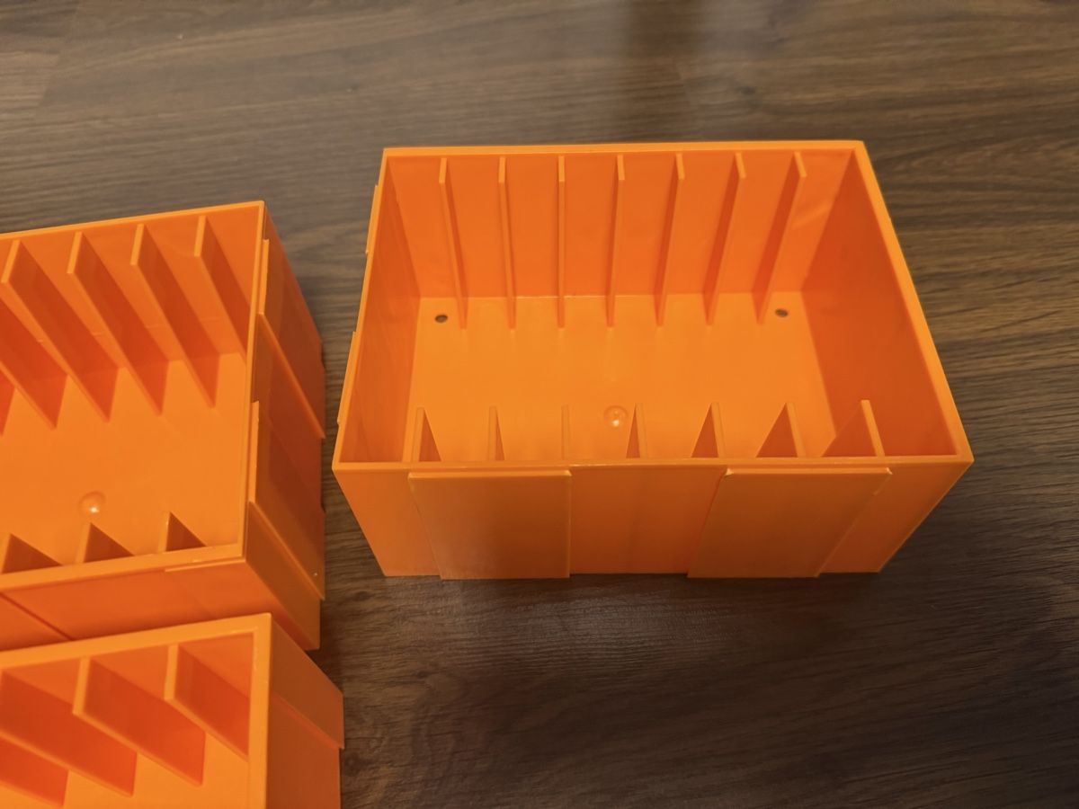 Musicassette: 5 kassetenboxen orange exlibris 8er – Usato da BADEN venduto da Sprinz 1